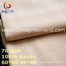 Baumwoll Rayon Uni Fabric to Shirt Bluse Kleidungsstück (GLLML442)